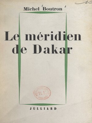 cover image of Le méridien de Dakar